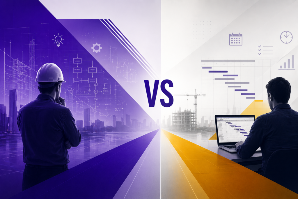 MLR Project Management & Consultancy | planning engineer vs scheduler comparison